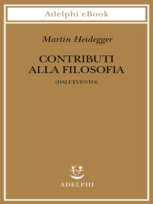 cover image of Contributi alla filosofia